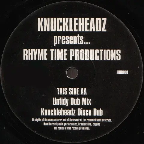 Knuckleheadz presents Rhyme Time Productions - You And Me, Electronic, Hard House, House, 1999 - Knuckleheadz Records, UK, Vi