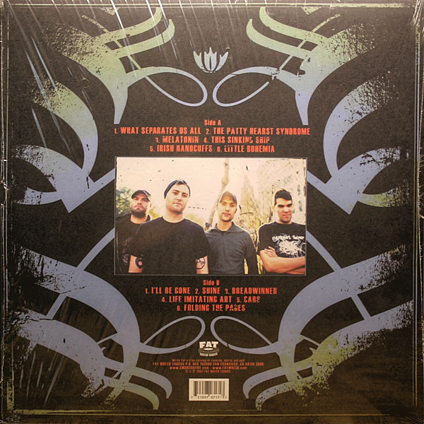 Smoke Or Fire - This Sinking Ship, Rock, Punk, 2007 - Fat Wreck Chords, US, Vinyl 1x LP, Album