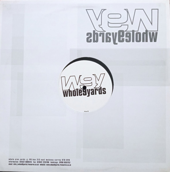 Kerbcrawler - Pervert, Electronic, Big Beat, Breakbeat, 1999 - Whole Nine Yards, UK, Vinyl 1x 12", 33 ⅓ RPM