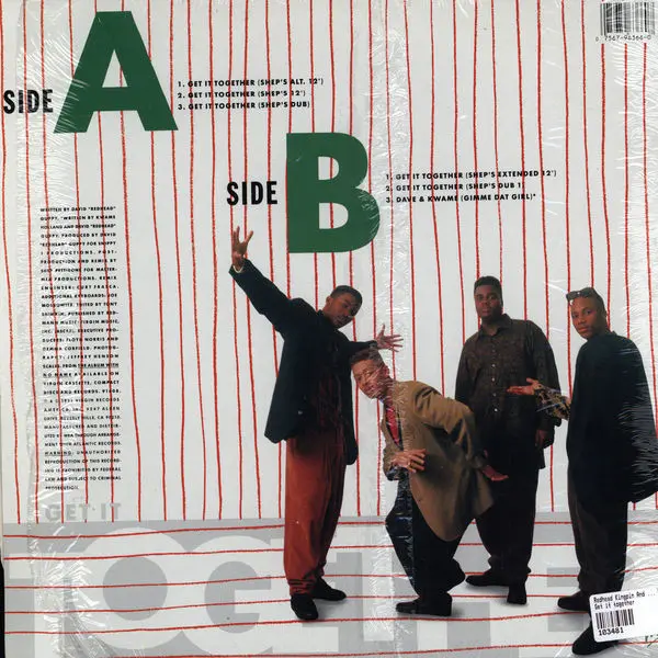 Redhead Kingpin And The FBI - Get It Together, Hip Hop, Hip-House, RnB/Swing, 1991 - Virgin Records, Inc., US, Vinyl 1x 12", 