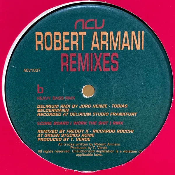 Album cover for Remixes by Robert Armani