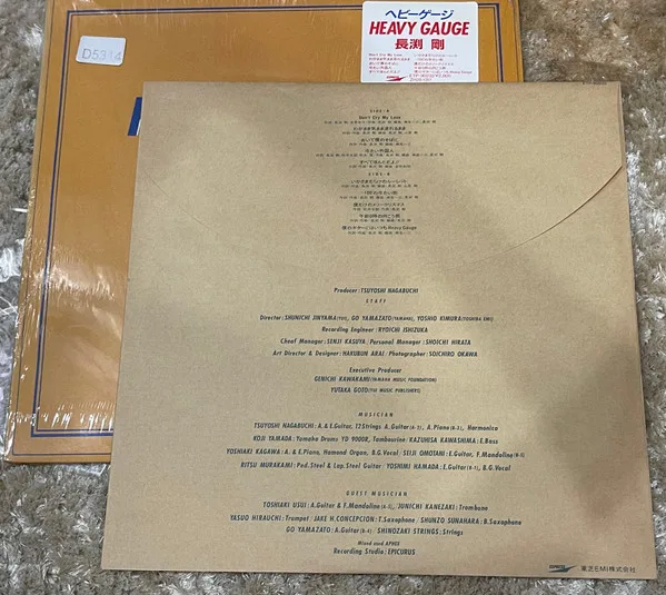 Album cover for Heavy Gauge by Tsuyoshi Nagabuchi