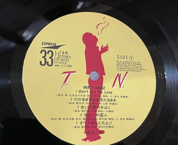 Album cover for Heavy Gauge by Tsuyoshi Nagabuchi