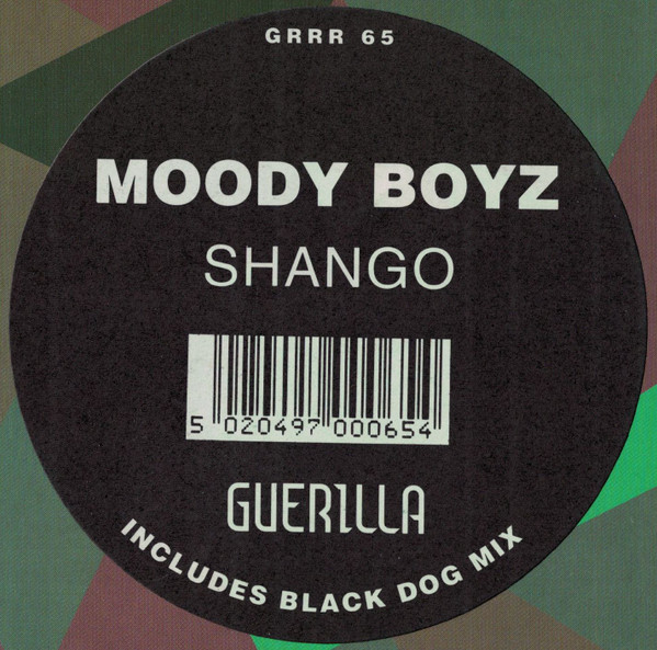 Moody Boys, The - Shango, Electronic, Abstract, Breakbeat, Techno, 1994 - Guerilla, UK, Vinyl 1x 12", 33 ⅓ RPM