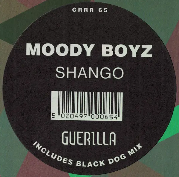 Moody Boys, The - Shango, Electronic, Abstract, Breakbeat, Techno, 1994 - Guerilla, UK, Vinyl 1x 12", 33 ⅓ RPM