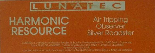 Album cover for Air Tripping by Harmonic Resource
