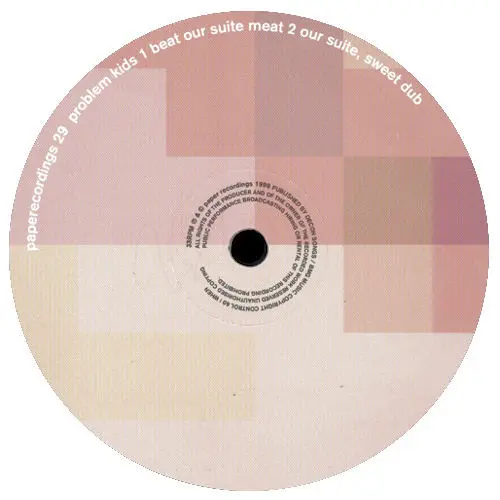 Problem Kids - Our Sunshine Suite, Electronic, Deep House, Disco, 1998 - Paper Recordings, UK, Vinyl 1x 12", 45 RPM
