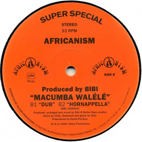 Album cover for Macumba Walélé by Africanism