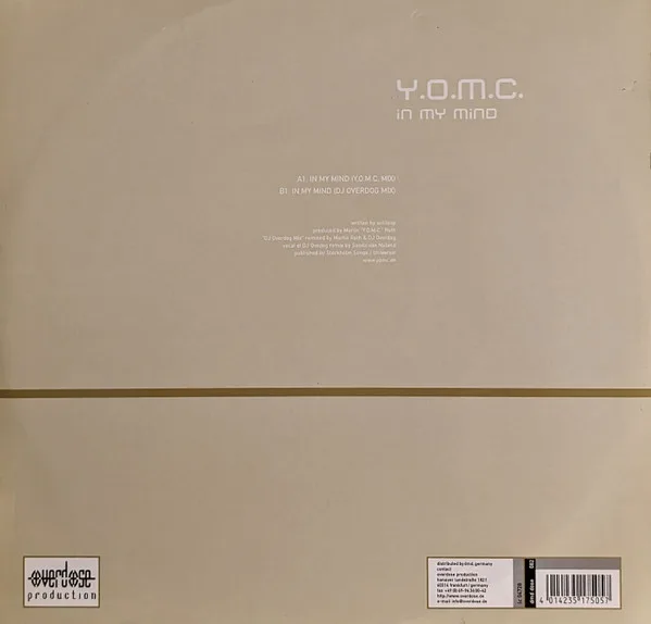 Album cover for In My Mind by Y.O.M.C.