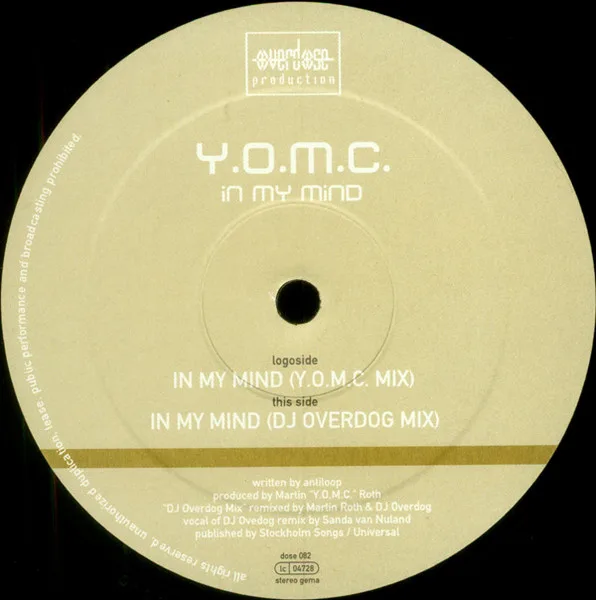 Album cover for In My Mind by Y.O.M.C.