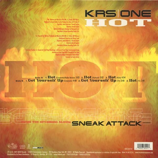 Album cover for Hot by KRS-One