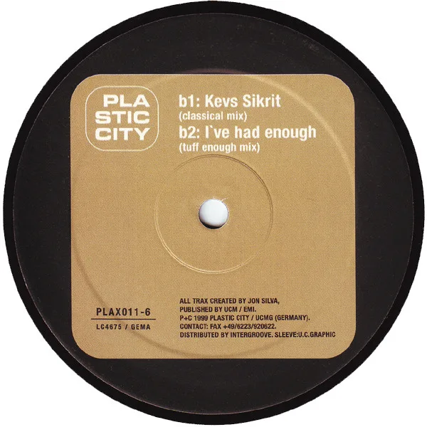 Album cover for I've Had Enough by Jon Silva