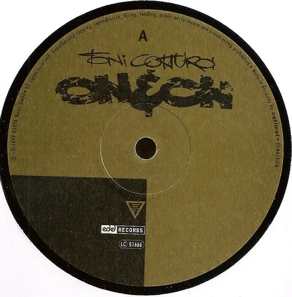 Toni Cottura - On & On, Electronic, Hip Hop, Pop, House, Pop Rap, 1999 - Booya Records, Edel Records, Germany, Vinyl 1x 12"