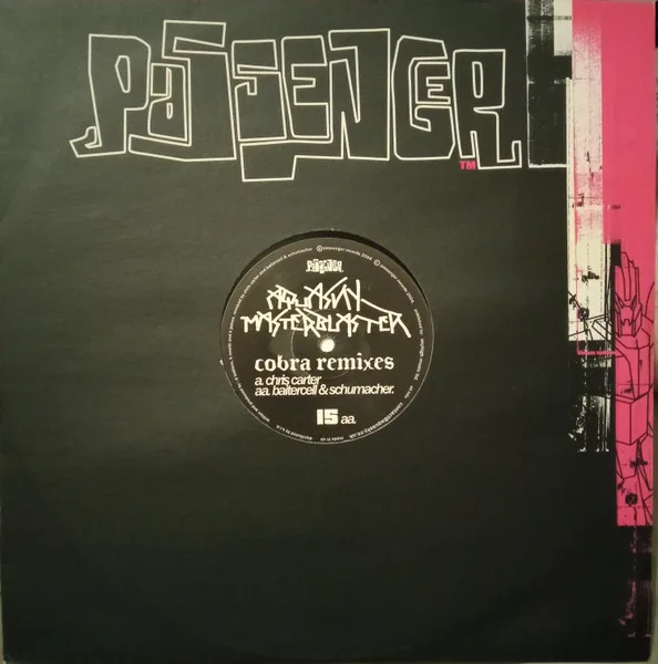 Album cover for Cobra Remixes by Aquasky vs. Masterblaster
