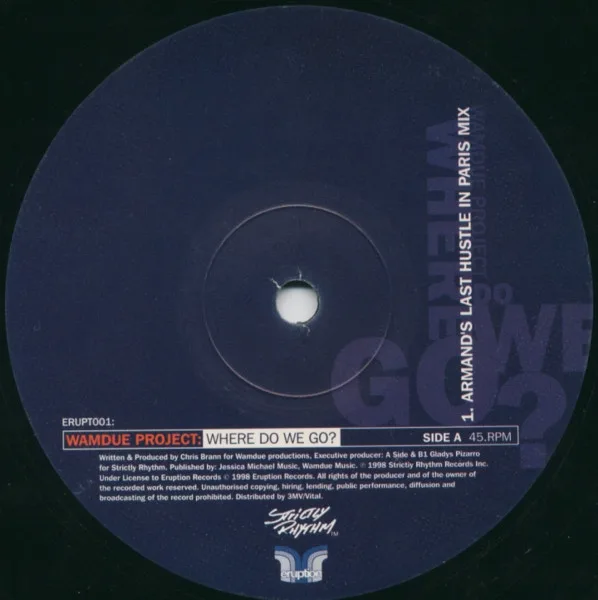 Album cover for Where Do We Go? by Wamdue Project