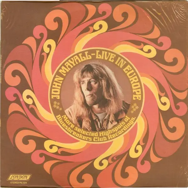 Album cover for Live In Europe by John Mayall