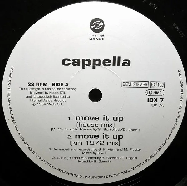 Album cover for Move It Up / Big Beat by Cappella