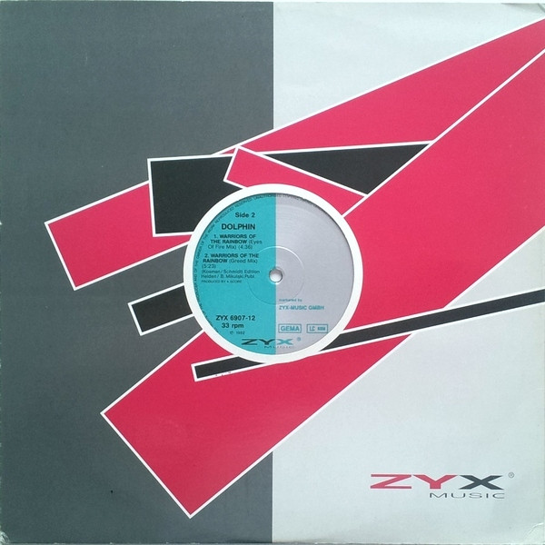 Dolphin (4) - Warriors Of The Rainbow, Electronic, Trance, 1992 - ZYX Music, Germany, Vinyl 1x 12"