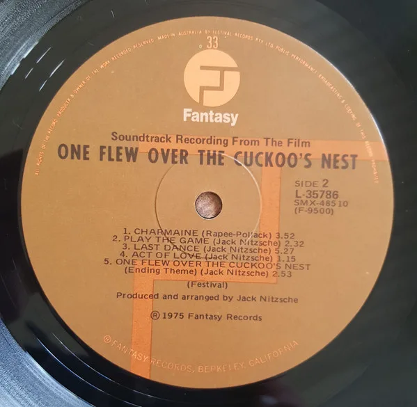 Album cover for Soundtrack Recording From The Film : One Flew Over The Cuckoo's Nest by Jack Nitzsche