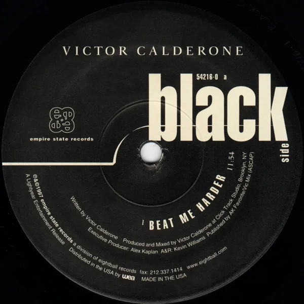 Album cover for Beat Me Harder by Victor Calderone