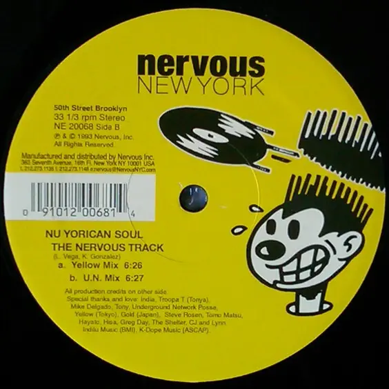 Nuyorican Soul - The Nervous Track, Electronic, Breaks, Deep House, House, Tribal House, Nervous Records, US, Vinyl 1x 12", 3
