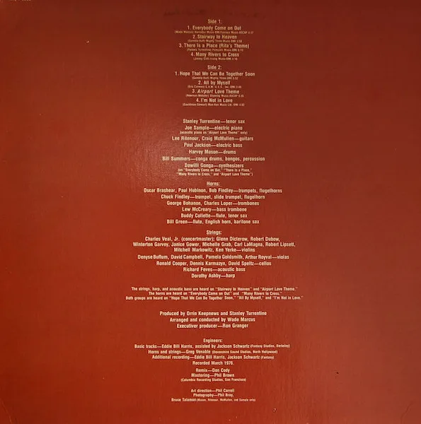 Album cover for Everybody Come On Out by Stanley Turrentine