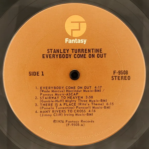 Album cover for Everybody Come On Out by Stanley Turrentine