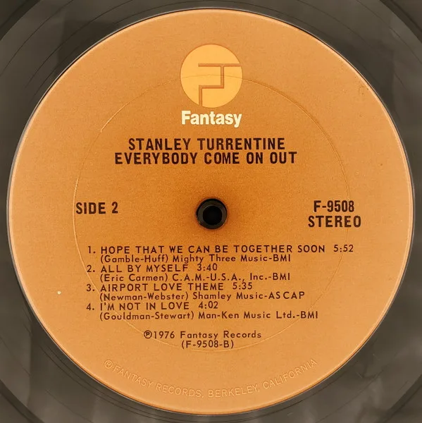 Album cover for Everybody Come On Out by Stanley Turrentine