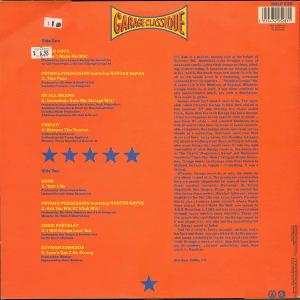 Album cover for Garage Classique by Various