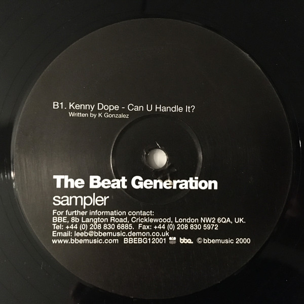 Various - The Beat Generation, Electronic, Hip Hop, Breakbeat, Downtempo, 2000 - BBE, UK, Vinyl 1x 12", 33 ⅓ RPM, Sampler