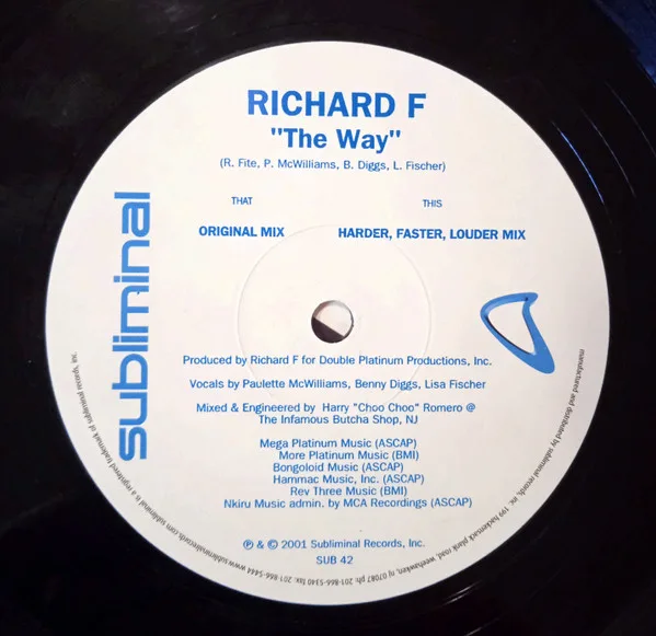 Album cover for The Way by Richard F.