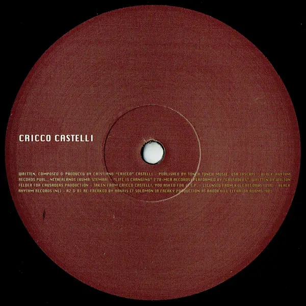 Album cover for Life Is Changing by Cricco Castelli