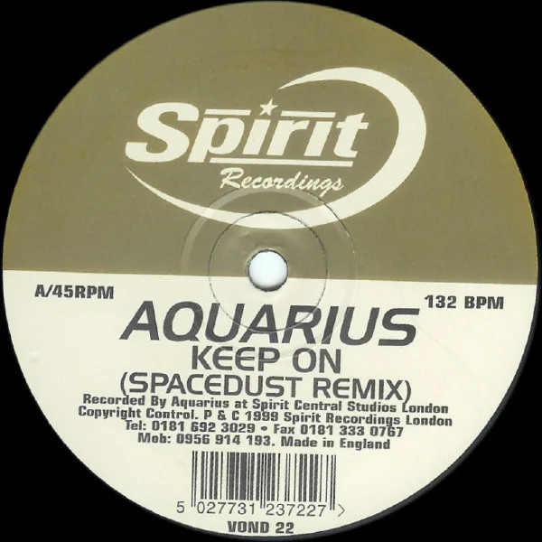 Album cover for Keep On by Aquarius (2)