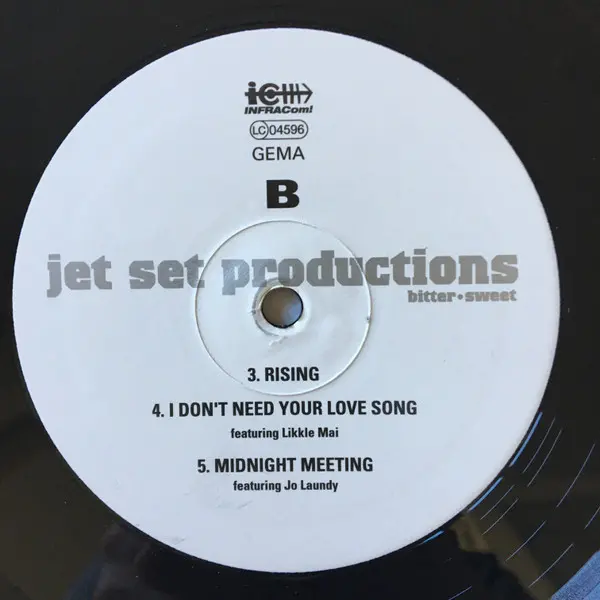Jet Set Productions - Bitter • Sweet, Electronic, Deep House, Downtempo, Future Jazz, 2001 - INFRACom!, Germany, Vinyl 1x 12"