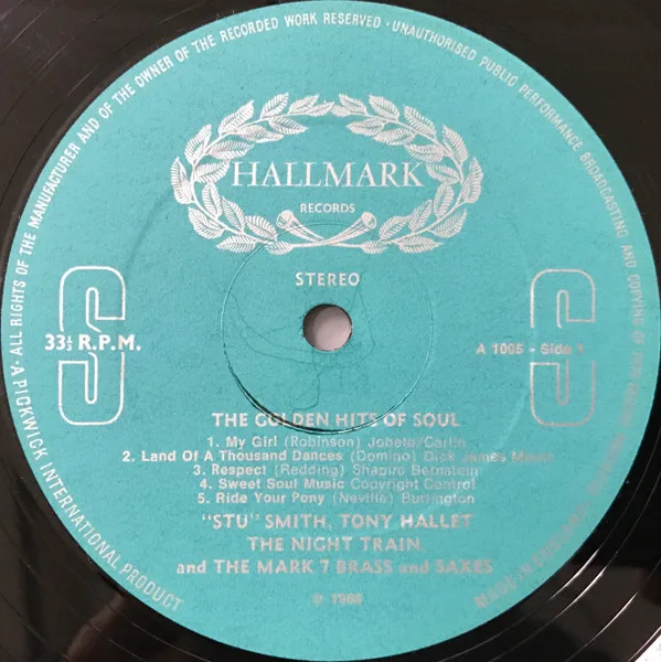 Album cover for The Golden Hits Of Soul by Various