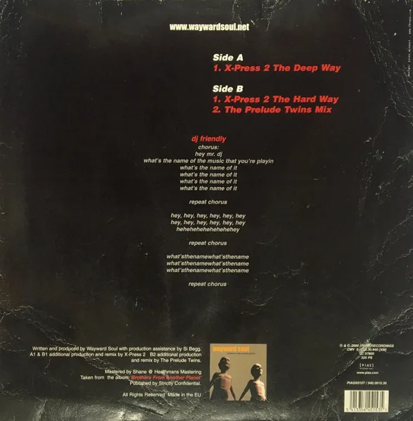 Album cover for DJ Friendly by Wayward Soul