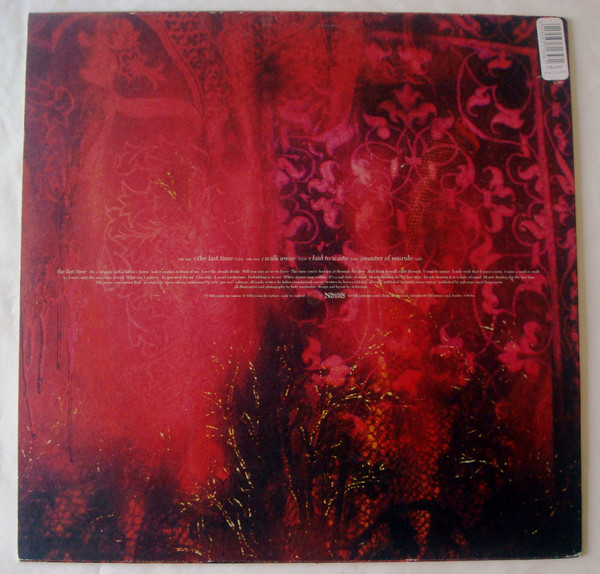 Paradise Lost - The Last Time, Rock, Goth Rock, Heavy Metal, 1995 - Music For Nations, UK, Vinyl 1x 12", 45 RPM, Single