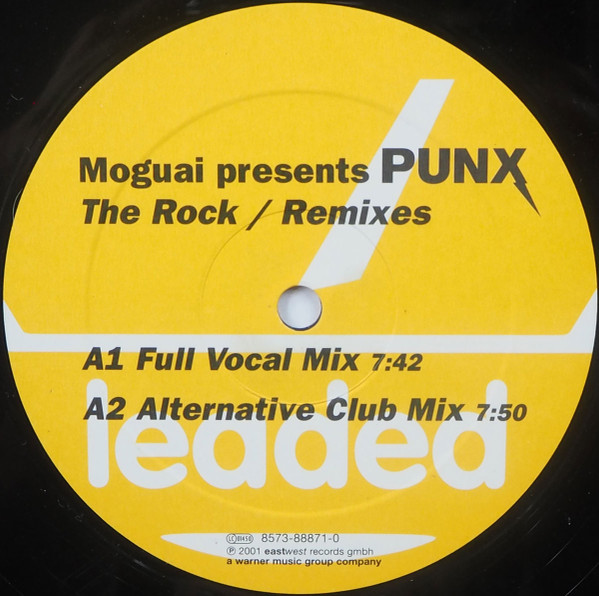 Moguai Presents Punx - The Rock (Remixes), Electronic, Electro, Techno, 2001 - EastWest, Leaded, Germany, Vinyl 1x 12", 33 ⅓ 