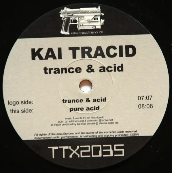 Album cover for Trance & Acid by Kai Tracid
