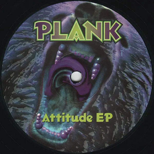 Plank - Attitude EP, Electronic, Acid, Hard Trance, Techno, 1994 - Important Records, Belgium, Vinyl 1x 12", EP