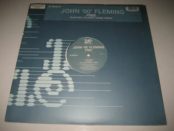 John '00' Fleming - Free, Electronic, Trance, 2000 - React, UK, Vinyl 1x 12", 45 RPM