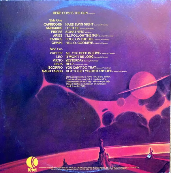 Album cover for Starsigns And Predictions by Unknown Artist