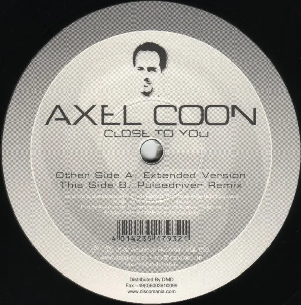 Album cover for Close To You by Axel Coon