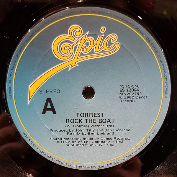 Album cover for Rock The Boat by Forrest