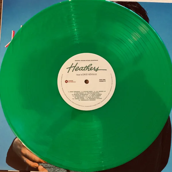 Album cover for Heathers Original Motion Picture Soundtrack by David Newman