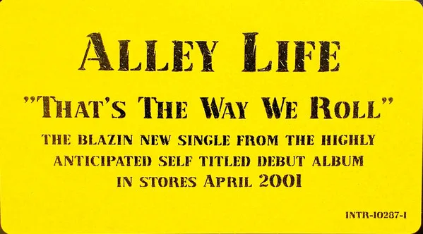 Album cover for That's The Way We Roll by Alley Life