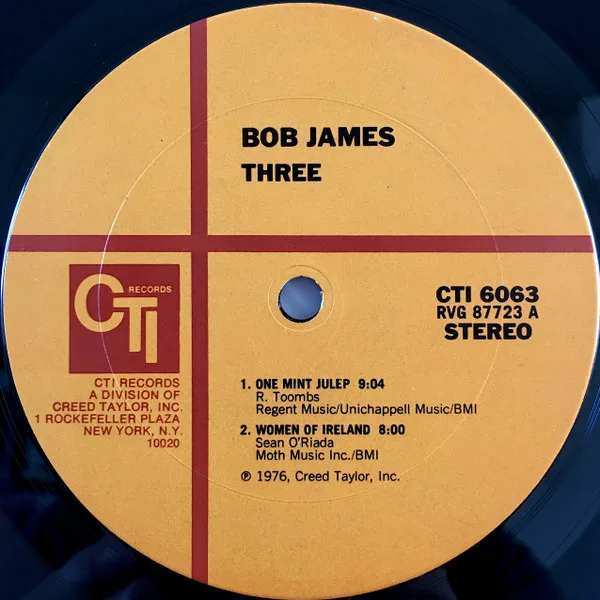 Album cover for Three by Bob James