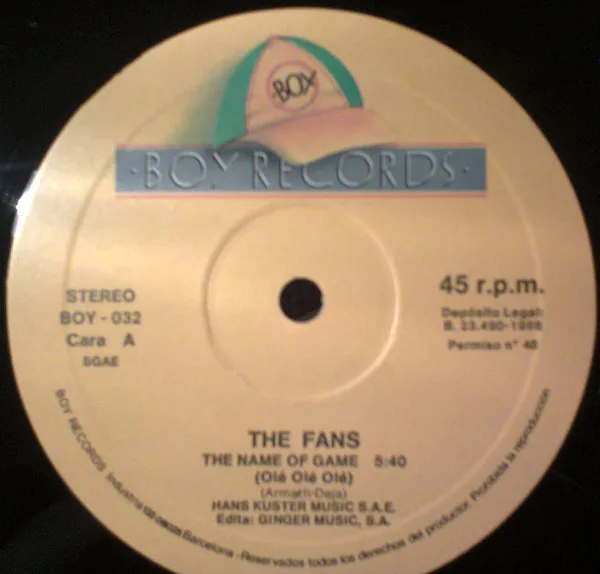 The Name Of Game (Olé, Olé, Olé!!)