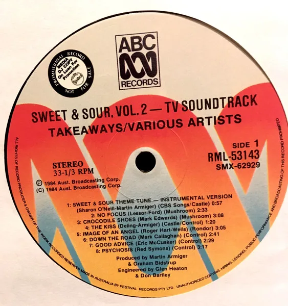 Album cover for Sweet And Sour Volume 2 by Takeaways, The