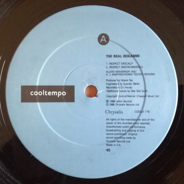 Album cover for Respect by Real Roxanne, The